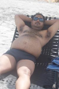 Partha at Kovalam Beach