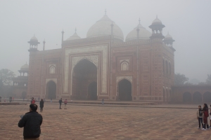 Around the Main Mausoleum of Taj Mahal
